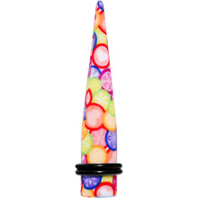 Load image into Gallery viewer, 00G Groovy Retro Flower Acrylic Taper
