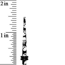 将图片加载到图库查看器，8G Black White Skulls Acrylic Taper
