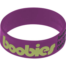 将图片加载到图库查看器，Purple Army Green Boobies Awareness for Breast Cancer Bracelet

