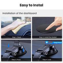 将图片加载到图库查看器，TOPK D38C Car Phone Holder – Adjustable Dashboard Mount
