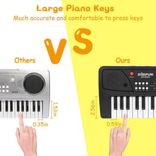 Load image into Gallery viewer, 37 Keys Digital Music Electronic Keyboard Instrument with Microphone
