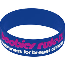 Load image into Gallery viewer, Purple White I Love Motor Boating Breast Cancer Bracelet
