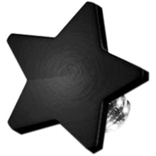将图片加载到图库查看器，Black Titanium 4mm Flat Star Dermal Top

