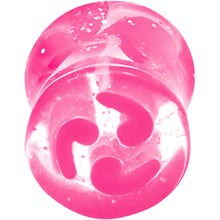 Load image into Gallery viewer, 0G Pink Quotation Symbol Saddle Plug
