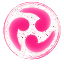 Load image into Gallery viewer, 9/16 Pink Quotation Symbol Saddle Plug
