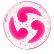 将图片加载到图库查看器，5/8 Pink Quotation Symbol Saddle Plug
