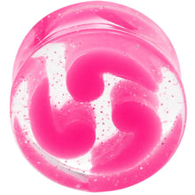 将图片加载到图库查看器，5/8 Pink Quotation Symbol Saddle Plug
