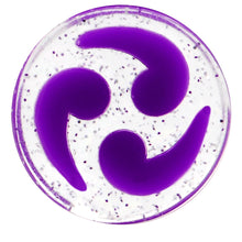 将图片加载到图库查看器，9/16 Purple Quotation Symbol Saddle Plug
