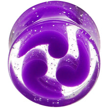 将图片加载到图库查看器，9/16 Purple Quotation Symbol Saddle Plug
