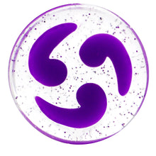 Load image into Gallery viewer, 5/8 Purple Quotation Symbol Saddle Plug
