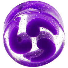 将图片加载到图库查看器，18mm Purple Quotation Symbol Saddle Plug
