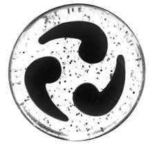 将图片加载到图库查看器，1/2 Black Quotation Symbol Saddle Plug
