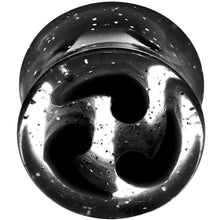 将图片加载到图库查看器，1/2 Black Quotation Symbol Saddle Plug
