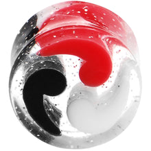 将图片加载到图库查看器，1/2 Black Red White Quotation Symbol Saddle Plug
