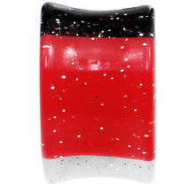 将图片加载到图库查看器，5/8 Black Red White Quotation Symbol Saddle Plug
