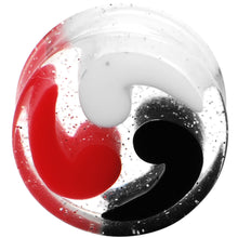 将图片加载到图库查看器，20mm Black Red White Quotation Symbol Saddle Plug
