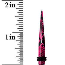 将图片加载到图库查看器，4G Pink Snake Skin Acrylic Taper
