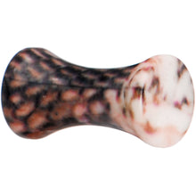 将图片加载到图库查看器，8G Blushing Snake Skin Acrylic Saddle Plug
