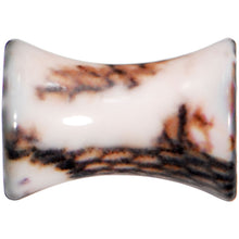 Load image into Gallery viewer, 4G Blushing Snake Skin Acrylic Saddle Plug
