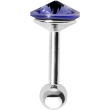 Load image into Gallery viewer, Tanzanite 5mm Gem Cartilage Tragus Earring
