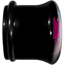 Load image into Gallery viewer, 9/16 Acrylic Single Flare Heart Sprinkle Cupcake Plug
