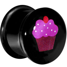 将图片加载到图库查看器，9/16 Acrylic Single Flare Cherry Cupcake Plug

