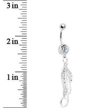 将图片加载到图库查看器，Clear Perfection Belly Ring
