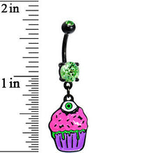 将图片加载到图库查看器，Black Zombie Cupcake Belly Ring
