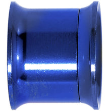 将图片加载到图库查看器，13mm Royal Blue Anodized Titanium Screw Fit Tunnel
