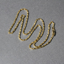 Load image into Gallery viewer, Diamond Cut Fancy Links Pendant Chain in 14k Yellow Gold (1.5mm)
