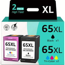 Load image into Gallery viewer, HP 65 / 65XL Black and Color Ink Cartridges
