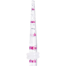Load image into Gallery viewer, 6G Clear Acrylic Glitter Purple Heart Confetti Taper
