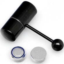 将图片加载到图库查看器，Black Titanium LIX Vibrator Tongue Ring
