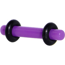 将图片加载到图库查看器，14G Regal Purple Acrylic Plug
