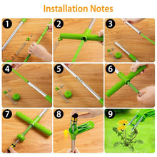Load image into Gallery viewer, 38.98" Weed Puller Twister Stand Up Root Removal
