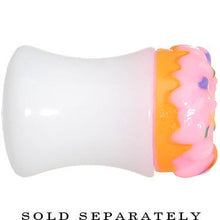 Load image into Gallery viewer, 0G Pink Frosted Doughnut Saddle Plug
