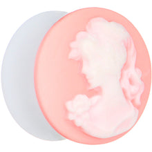 将图片加载到图库查看器，20mm Pink Victorian Cameo Saddle Plug
