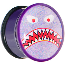 Load image into Gallery viewer, 24mm Purple Acrylic Monster Mouth Plug
