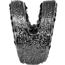 将图片加载到图库查看器，Hammered Black Gem Adjustable Ring
