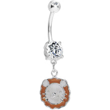 将图片加载到图库查看器，Crystalline Gem Lion Delight Belly Ring
