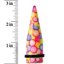 将图片加载到图库查看器，20mm Groovy Retro Flower Acrylic Taper
