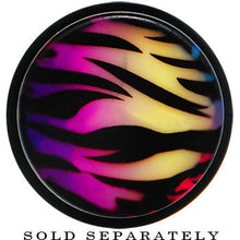 Load image into Gallery viewer, 18mm Multi Color Animal Logo Acrylic Ear Taper

