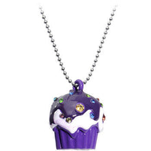 Load image into Gallery viewer, Purple Gem Cupcake Necklace
