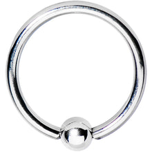 将图片加载到图库查看器，16G 3/8 3mm Stainless Steel BCR captive Ring
