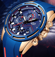 Load image into Gallery viewer, Men's Waterproof Modern Watch With Rubber Straps Multifunction Watches Unique Design Perfect Gift

