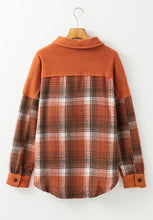 Load image into Gallery viewer, Plaid Button Up Long Sleeve Jacket Classic &amp; Timeless Lightwear Outerwear For women and Girls
