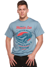 将图片加载到图库查看器，Muscle Car Spun Bamboo® Men's Bamboo Viscose/Organic Cotton Short Sleeve Graphic T-Shirt
