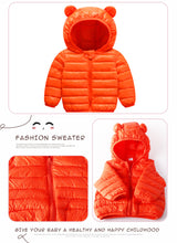 将图片加载到图库查看器，Modern Jacket Autumn Winter Baby Girls Jacket For Baby Coat Kids Warm Hooded Outerwear For Baby Boys Clothes Newborn Jacket
