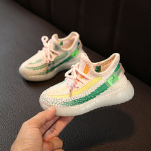 将图片加载到图库查看器，Boys Girls Fashion Sneakers Baby/Toddler/Little Kids Leather Trainers Children School Sport Shoes Soft Running Shoes
