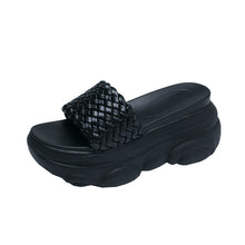 将图片加载到图库查看器，High Slippers Women Open Toe Sandals Summer Soft Slipper Indoor Outdoor Beach Shoes Comfort Platform Sandals Open Toe Leather Slippers Lightweight Flip Flops Shoes For Summer
